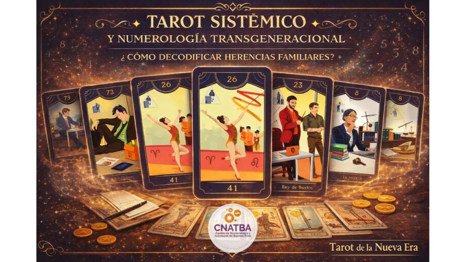 TAROT SISTÉMICO Y NUMEROLOGÍA TRANSGENERACIONAL PARA DECODIFICAR HERENCIAS FAMILIARES