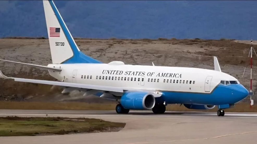 Avión estadounidense en Tierra del Fuego