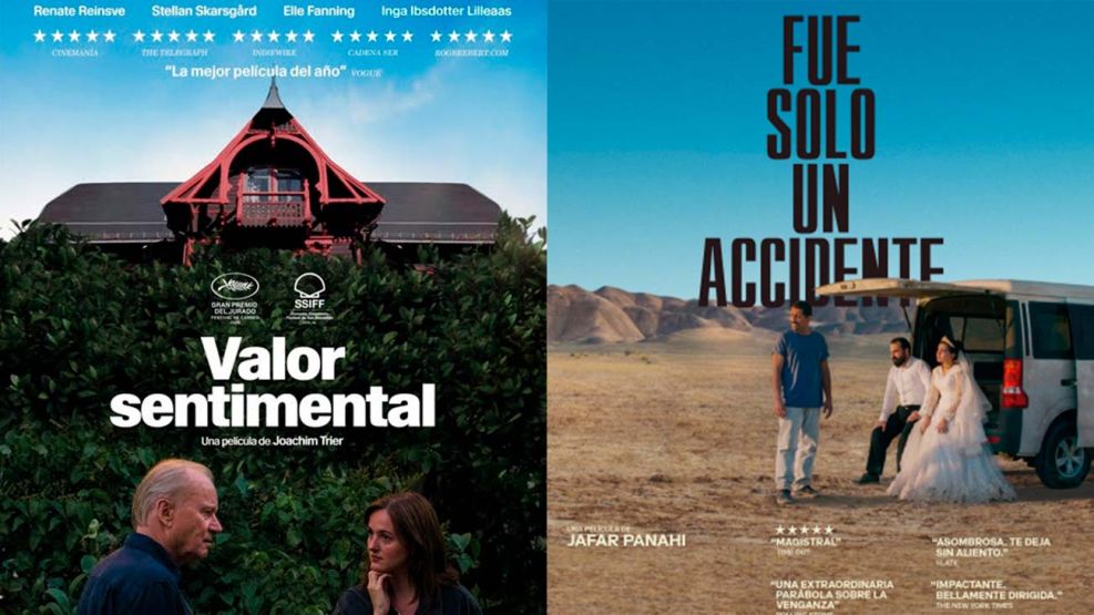 Valor Sentimental (Joachim Trier), y Fue sólo un accidente (Jafar Panahi) 27012026