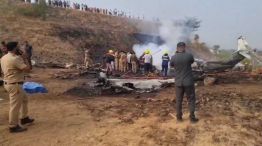 Accidente de avión en India