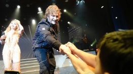 Javier Milei asistió al Teatro Roxy, donde Fátima Florez protagoniza el espectáculo “Fátima Universal”. 28012026