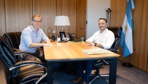 Juan Pablo Valdés con Vischi