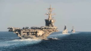 El USS Abraham Lincoln de la armada estadounidense