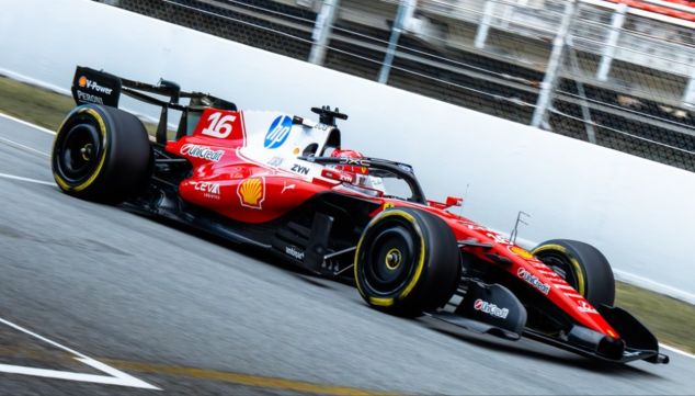 Test de Ferrari en Barcelona
