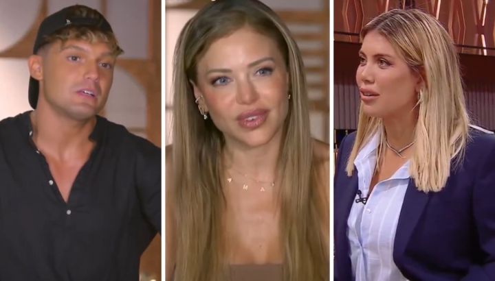La picante pregunta de Wanda Nara a Ian Lucas y Evangelina Anderson en MasterChef Celebrity: ¿Se vieron sin ropa?