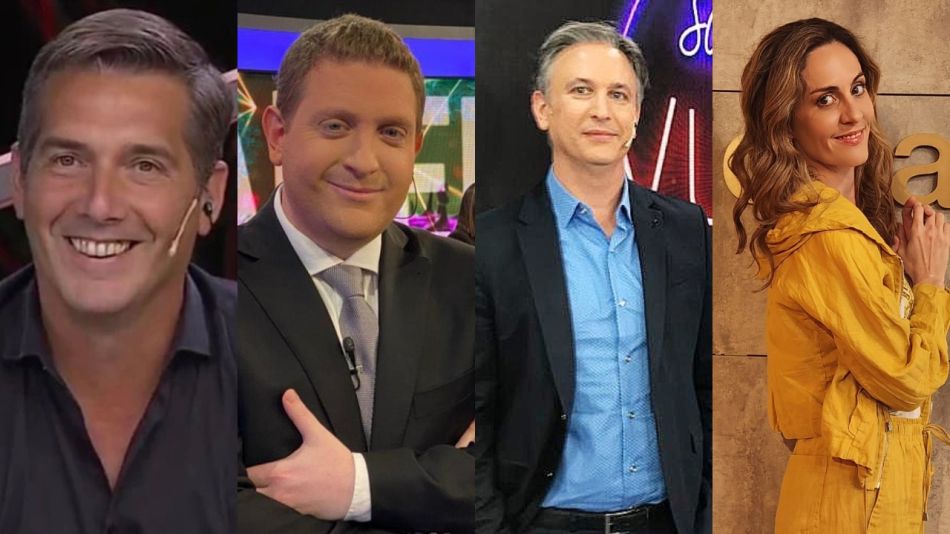 Franco Mercuriali, Jonatan Viale, Diego Sehinkman y Jésica Bossi