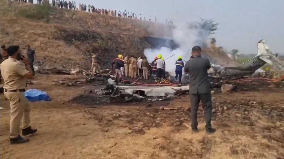 Accidente de avión en India