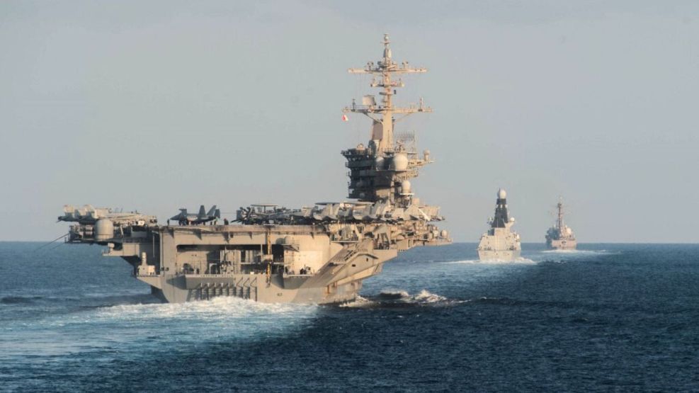 El USS Abraham Lincoln de la armada estadounidense