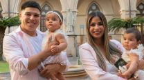 Daniela Celis y Thiago Medina festejaron juntos el cumpleaños de sus gemelas, Laia y Aimé: looks idénticos, globos y sorpresas