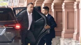 Manuel Adorni en la Casa Rosada