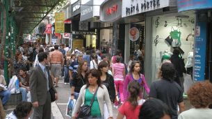 Comercios en la Peatonal de Córdoba
