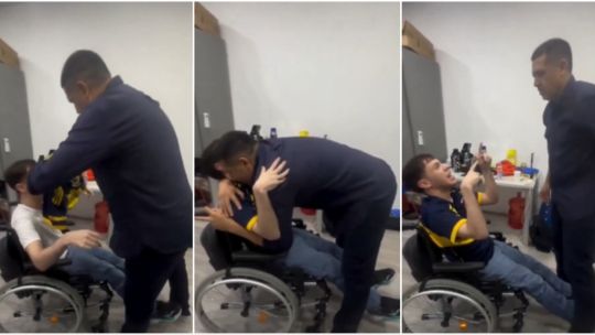 Juan Román Riquelme protagonizó un emotivo momento con un hincha e ilusionó a todo Boca: “Este año vamos a ganar todo”