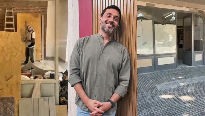 Coco Carreño mostró un adelanto de su nuevo local gastronómico en Las Cañitas