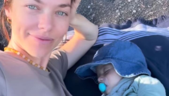 Otto, el hijo de Laura Laprida, conoció el sur de Argentina por primera vez: “El lugar más lindo del mundo"