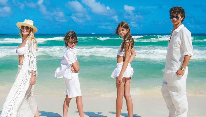 Panam disfrutó de sus vacaciones junto a Luca, Sofía y Bautista y compartió las mejores postales