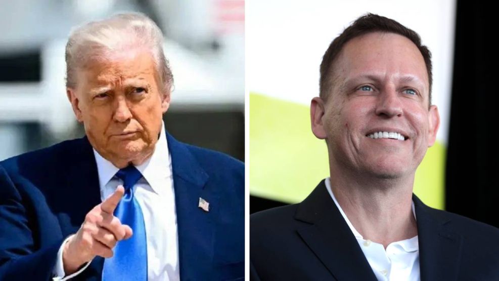 Donald Trump y Peter Thiel 29012026