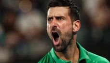 Novak Djokovic en el Abierto de Australia 2026