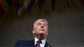 Trump sobre el video racista de Obama y su esposa Michelle como monos: "No vi esa parte..."