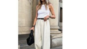 Pantalón sastrero claro