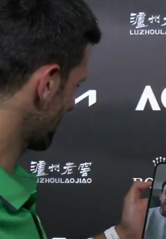 Videollamada entre Novak Djokovic y Juan Martín del Potro