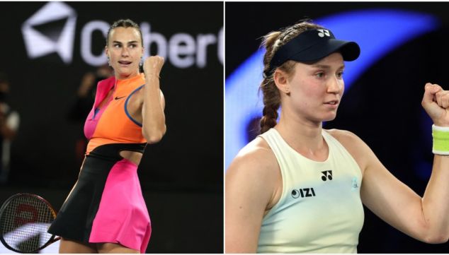 Aryna Sabalenka vs. Elena Rybakina