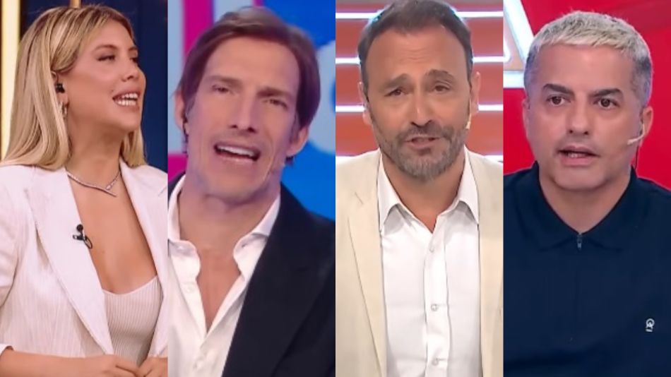 Wanda Nara, Iván de Pineda, Adrián Pallares y Ángel de BritoWanda Nara, Iván de Pineda, Adrián Pallares y Ángel de Brito