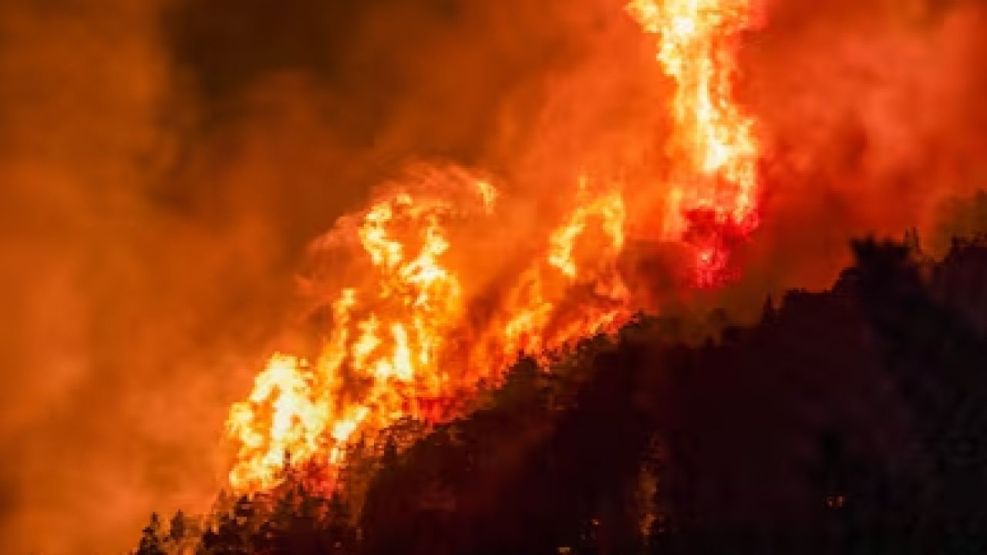 Incendio en la Patagonia