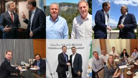 El Santilli Tour: ministro sin receso