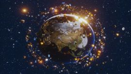 La órbita baja de la Tierra entra en una zona de riesgo por la proliferación de satélites