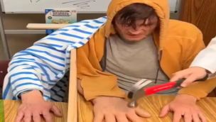 Experimento de mano falsa