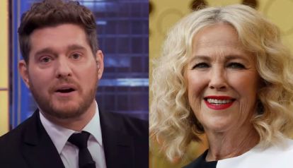 Michael Bublé y Catherine O´Hara