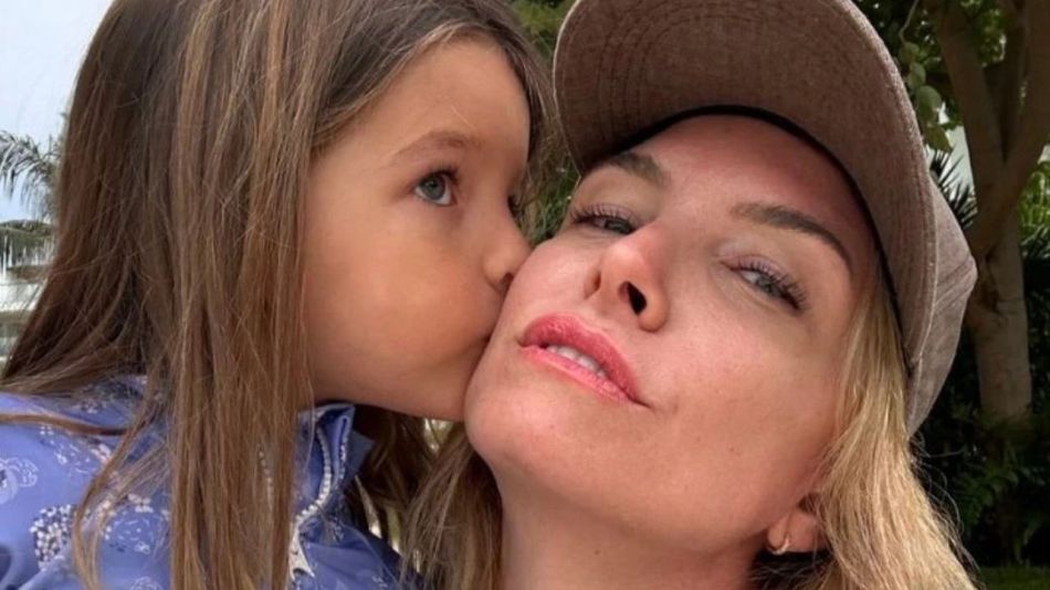 Sofía Zámolo y su hija California