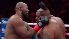 Postal insólita en el Madison Square Garden: voló la peluca de Jarell Miller en el ring
