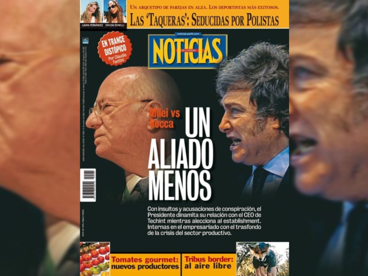 Milei vs Rocca: un aliado menos