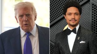 Trevor Noah y Donald Trump