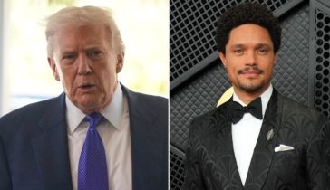 Trevor Noah y Donald Trump
