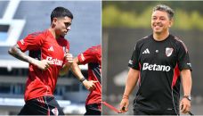 Kendry Páez y Marcelo Gallardo