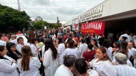 Con una mención a Adorni, los trabajadores del Garrahan denunciaron penalmente a la intervención libertaria