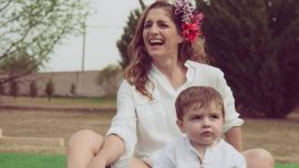 Salvador, el hijo de Natalia Pastorutti, sorprendió con un "show" de guitarra