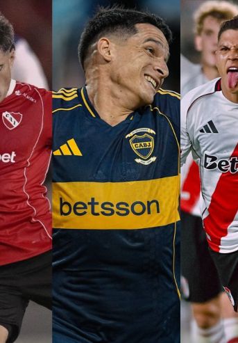 Los cinco grandes del fútbol argentino