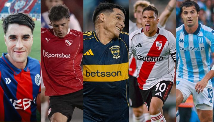 Los cinco grandes del fútbol argentino