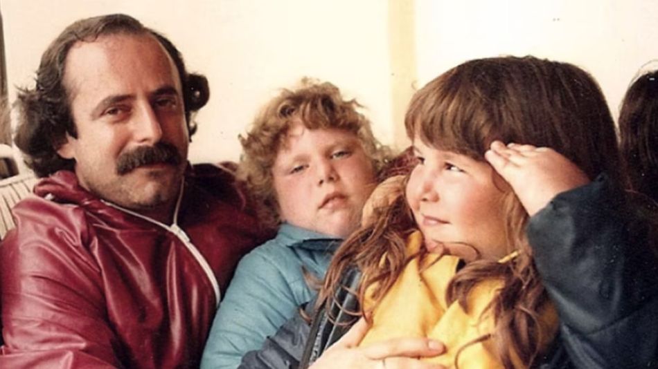 Soledad y Malena junto a Jorge Guinzburg