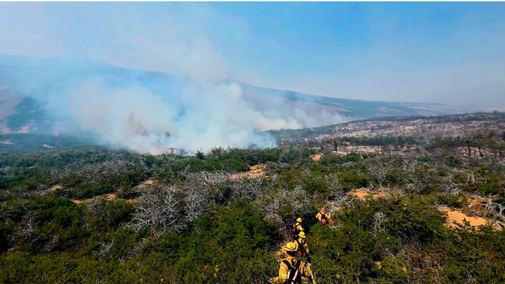 Las lluvias en la Cordillera trajeron un alivio fugaz pero no lograron frenar el avance del fuego en la Patagonia