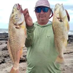 La pesca mejoró sustancialmente en los últimos días, con variada y buenas corvinas rubias. (Foto: Omar Calafate)