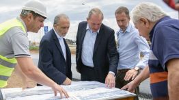 Guillermo de Rivas en plena obra de Av de Circunvalación