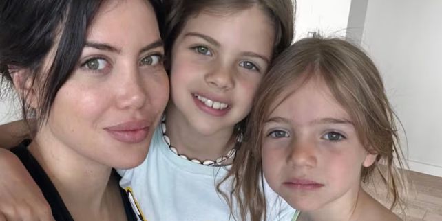 Wanda Nara y sus hijas