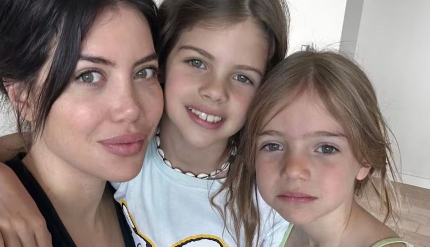 Wanda Nara y sus hijas