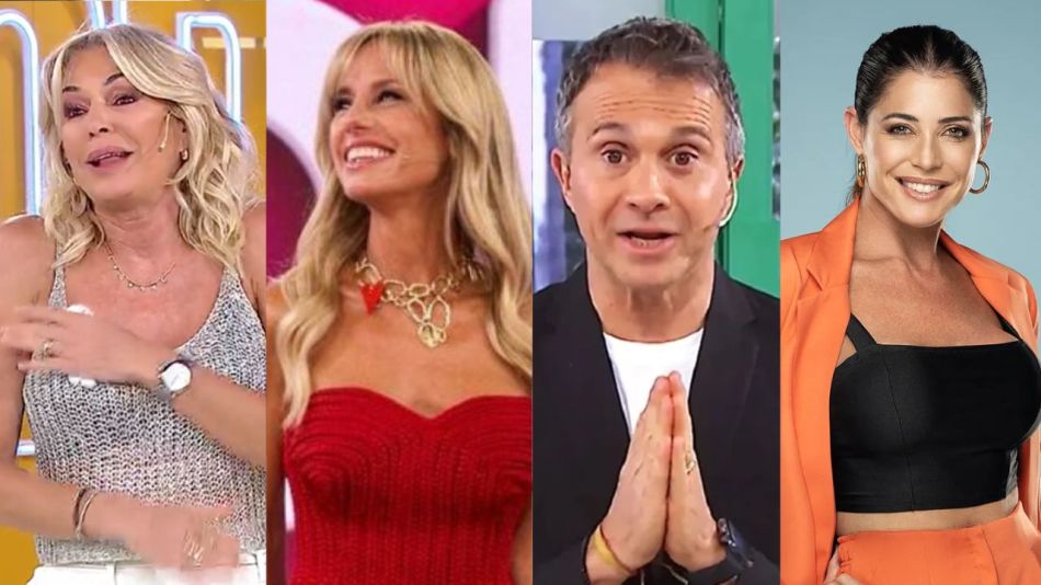 Yanina Latorre, Mariana Fabbiani, Sergio Lapegüe y Pamela David