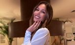 Pampita brilló con un look total black que es tendencia esta temporada