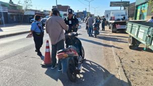 Controles de tránsito en Resistencia. 